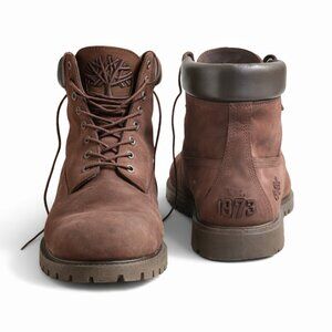 Timberland Men’s 6-Inch Waterproof Boots Brown Leather Size 14